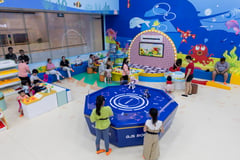 Kids have fun at Fantasy World indoor playground
