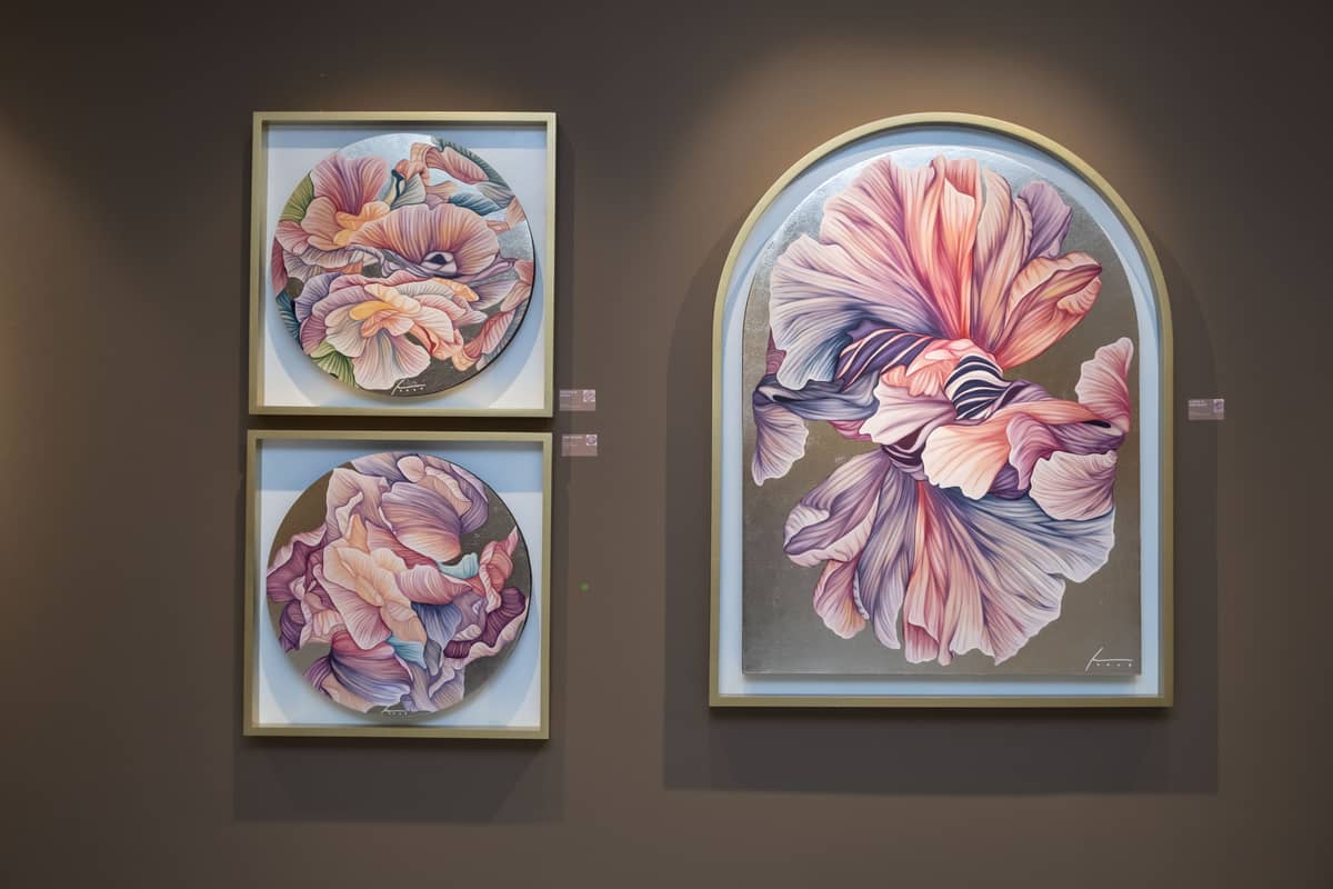CUENCA’S pieces captivate a beautiful interplay of light and color.