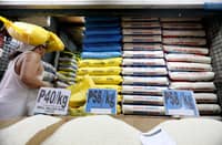 On Monday, 3 February 2025, rice retailers at Kamuning Market in Quezon City received a fresh delivery of P38 "Kadiwa ng Pangulo" rice for their stalls. The Department of Agriculture is set to declare a Food Security Emergency for Rice on Tuesday, which is expected to cut down government-held rice stocks and further bring down market prices.