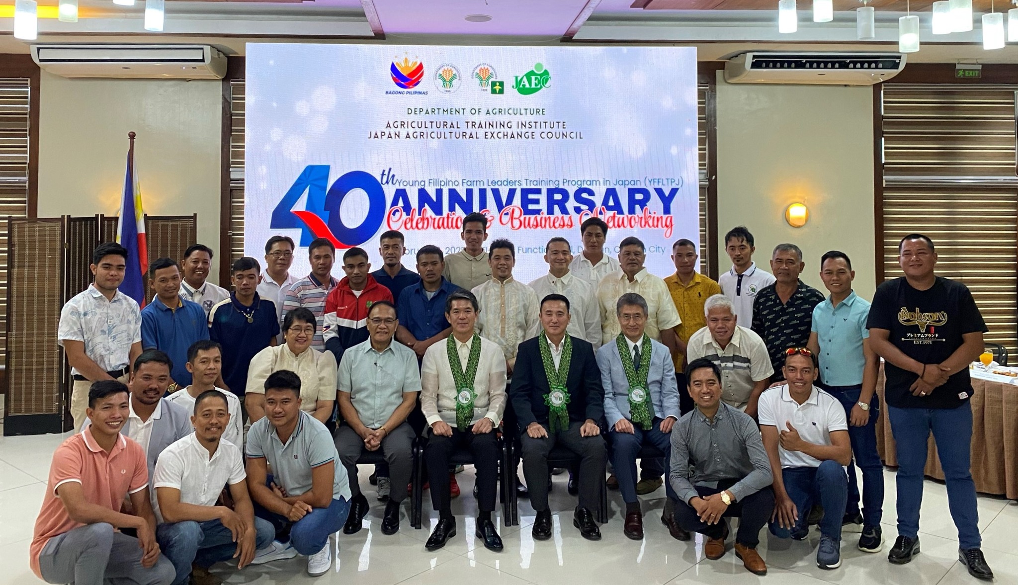 Ambassador Endo joins 40th Anniversary of Young Filipino Farmer Leaders Program