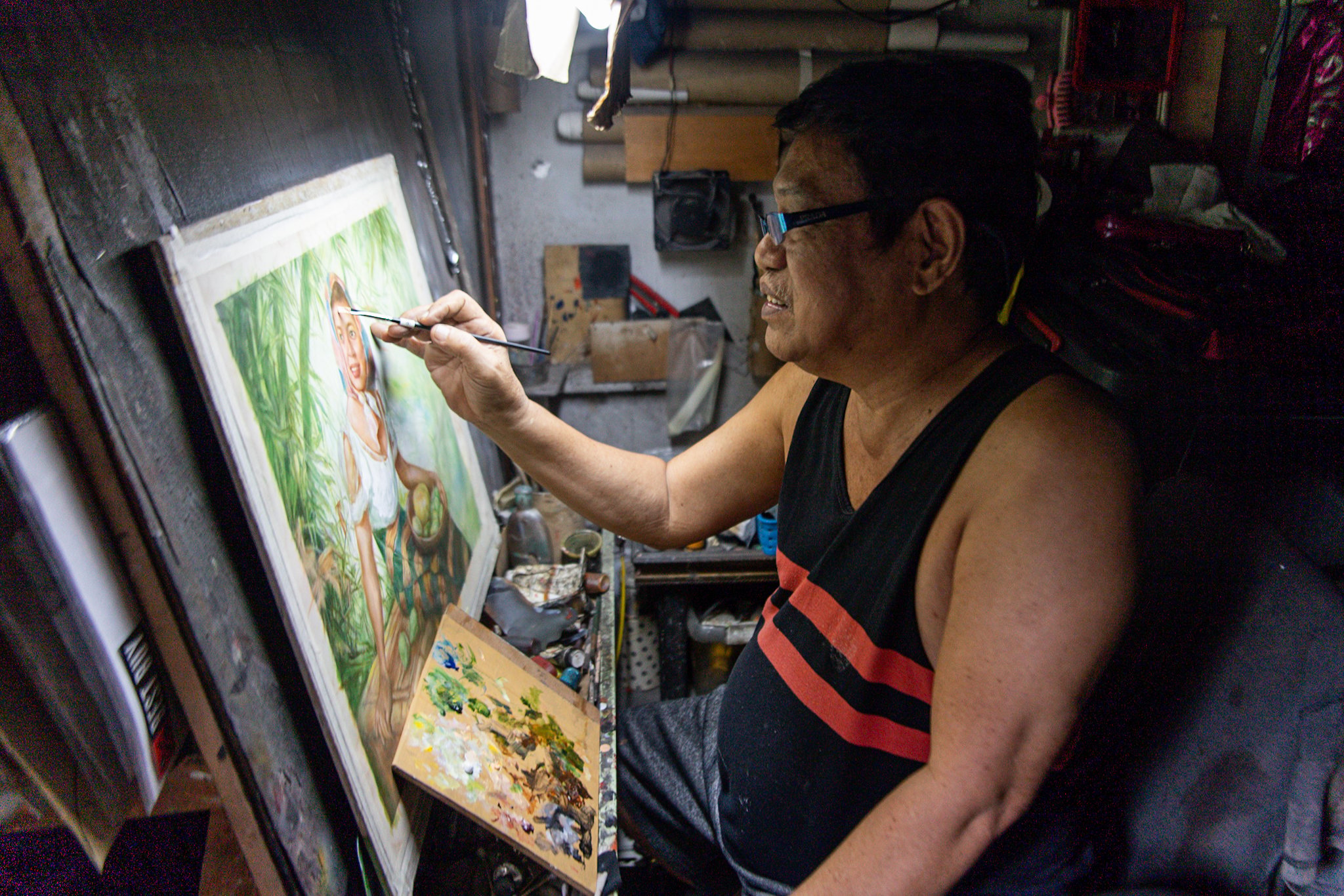 Manila artist recreates iconic paintings
