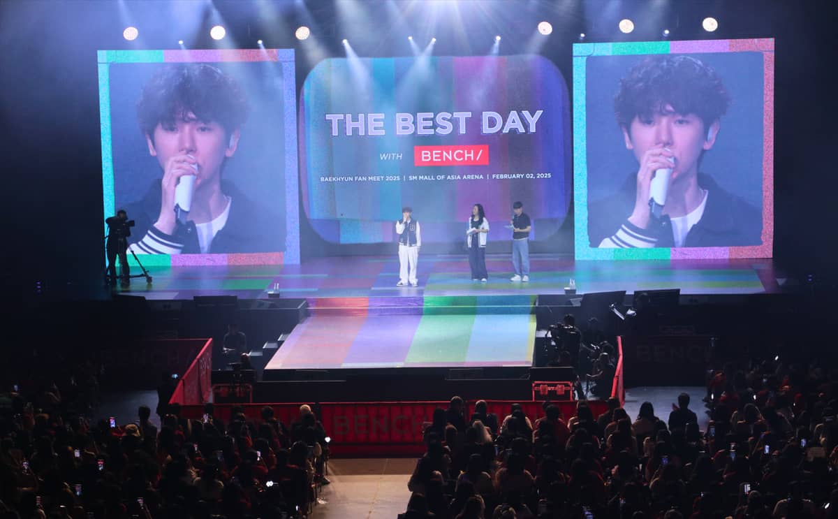 Baekhyun delights thousands of fans at ‘The Best Day with Bench’ at SM Mall of Asia Arena.