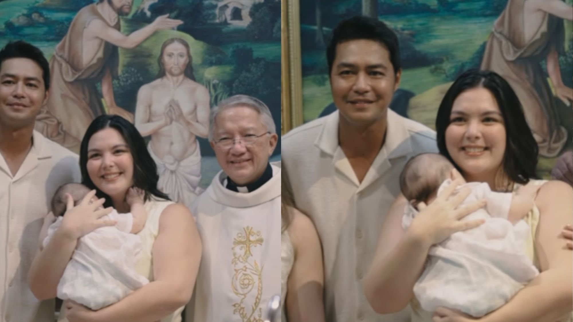 Ria Atayde and Zanjoe Marudo’s son Sabino gets baptized