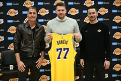 DREAM COME TRUE: Doncic thrilled to play with James, Lakers