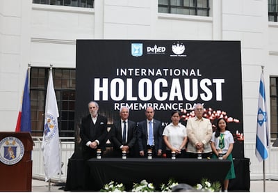 Israeli Embassy, DepEd mark Holocaust Remembrance Day