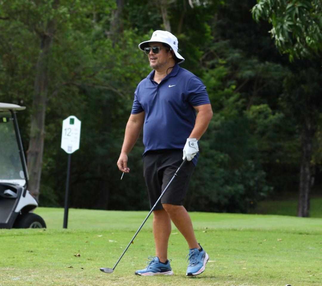 ACTOR Aga Muhlach lends star power on Day 5 of the 37th Mango Tee Invitational at Alabang Country Club.