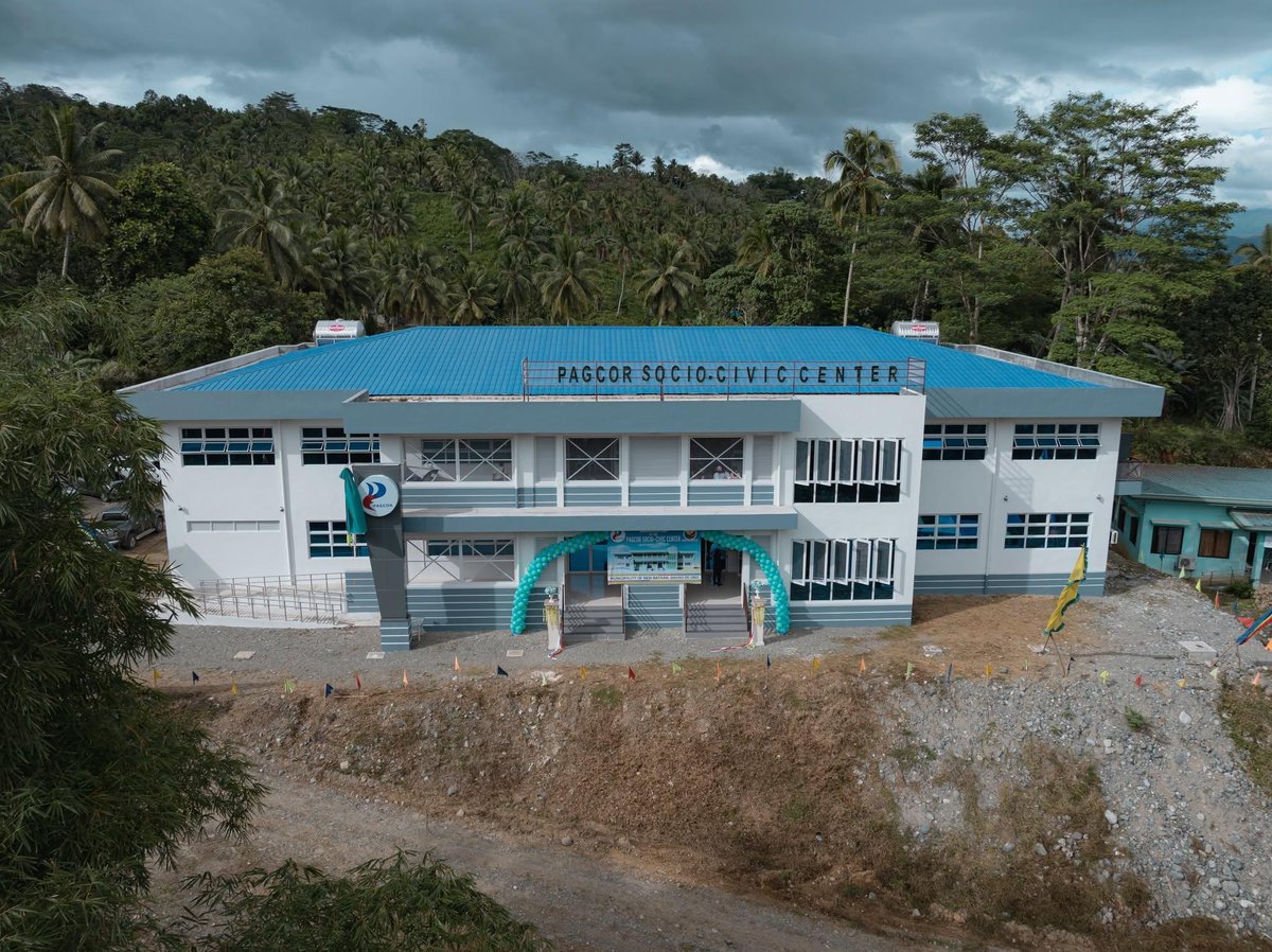 PAGCOR opens disaster-resilient centers in Maragusan, New Bataan