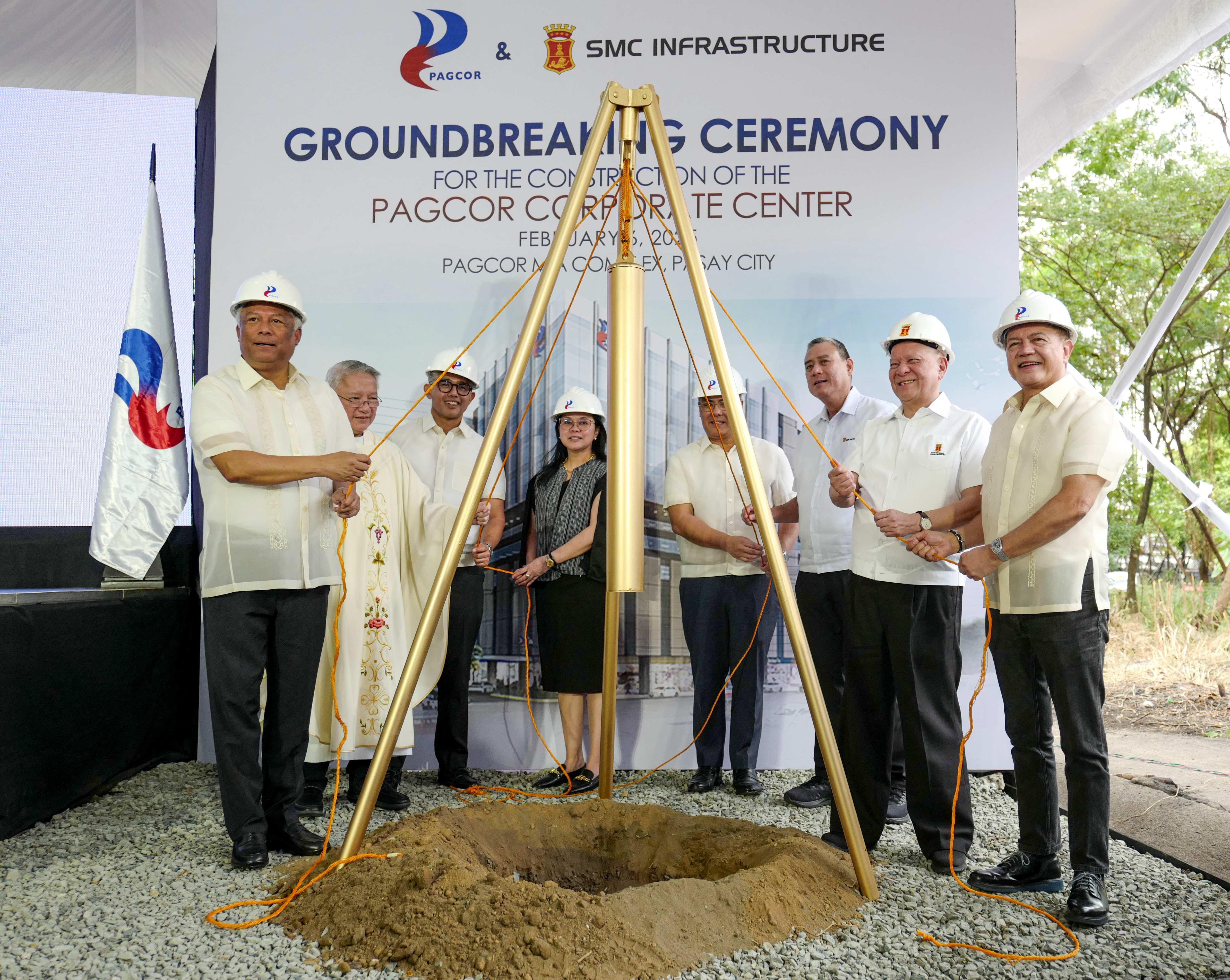 PAGCOR and SMC break ground on new corporate office in Pasay City