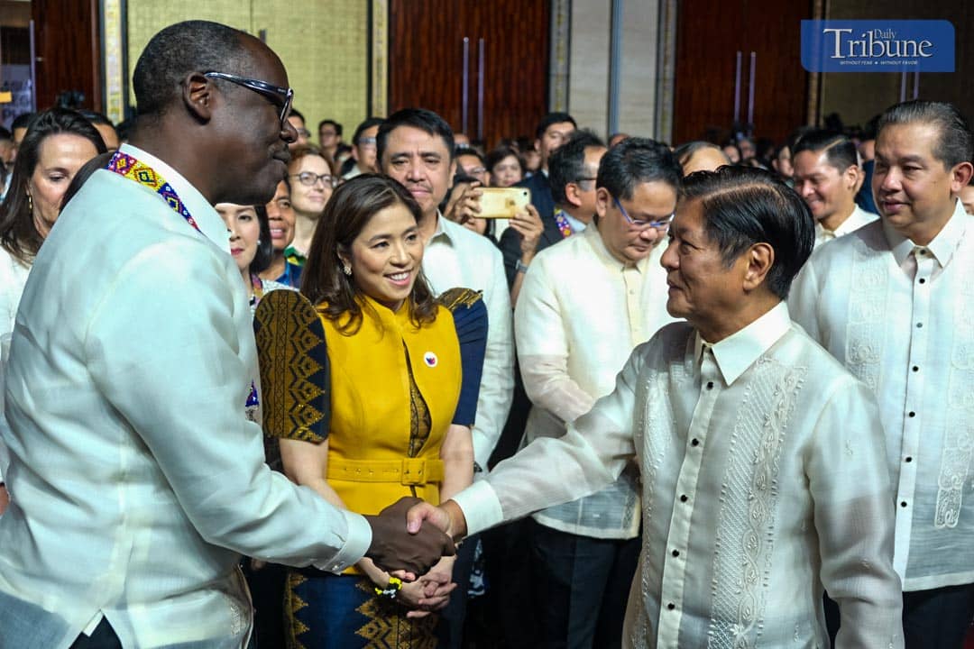 President Marcos and Aidan Eyakuze