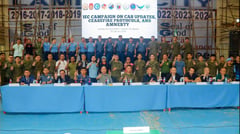 Security forces attend IEC