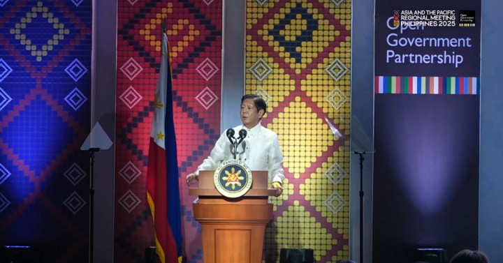 Marcos advocates open governance for prosperity, security