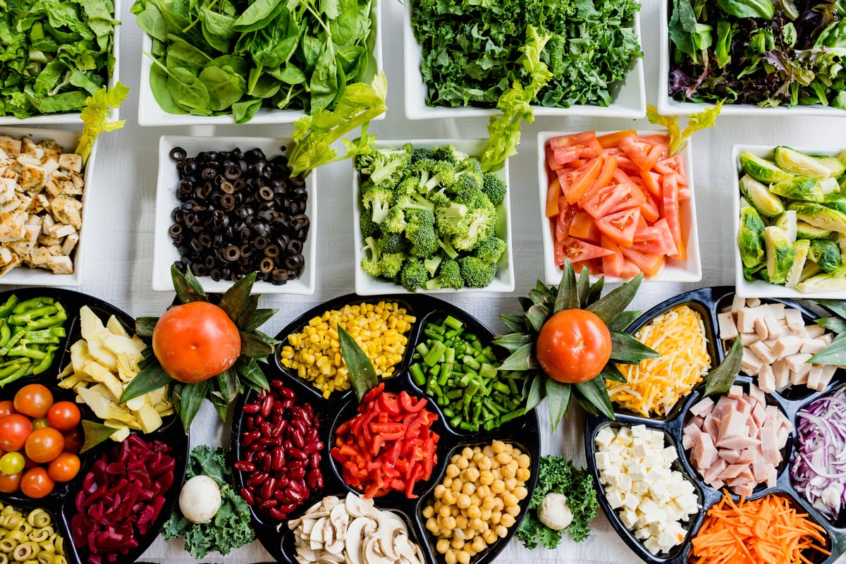 eat healthy by putting vegetables into your diet.