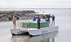 DENR, SM Prime use high-tech trash boat for Manila Bay cleanup