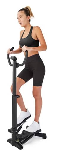 Upright cardio stepper