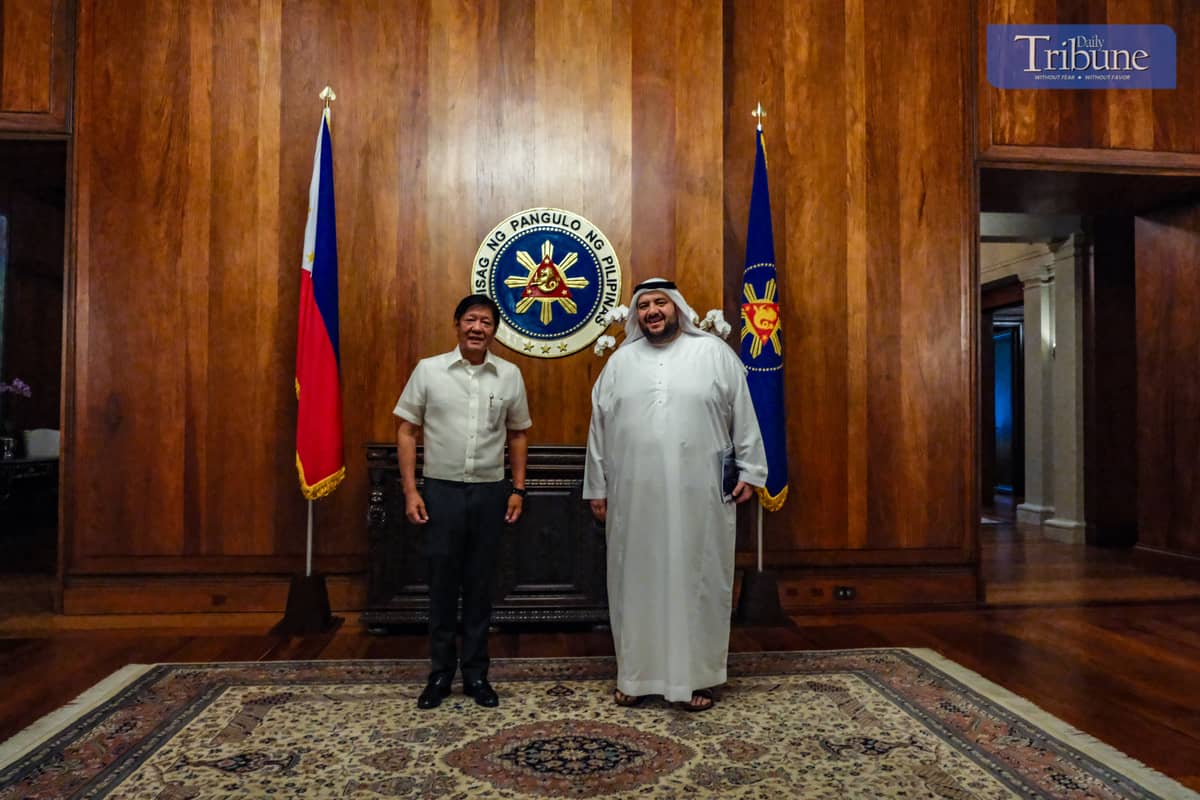 President Marcos and UAE Minister of Investment Mohamed Bin Hassan Alsuwaidi