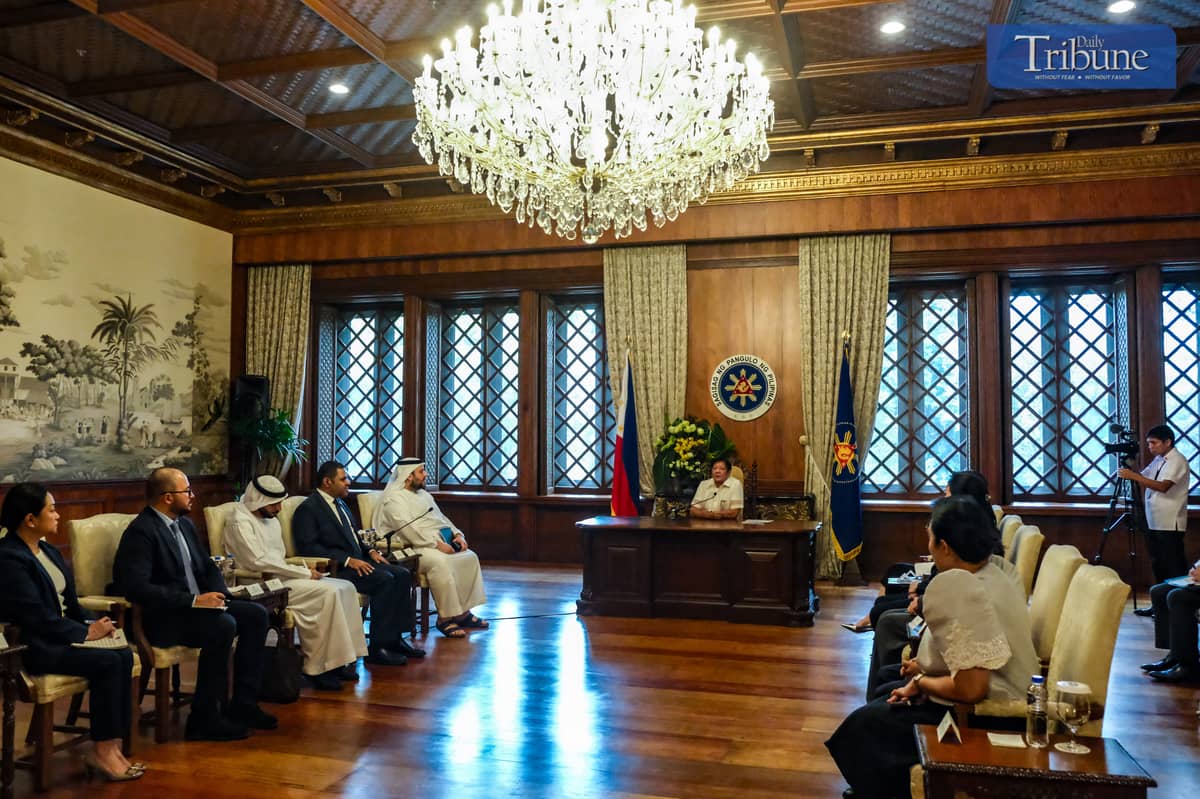 President Marcos and UAE Minister of Investment Mohamed Bin Hassan Alsuwaidi