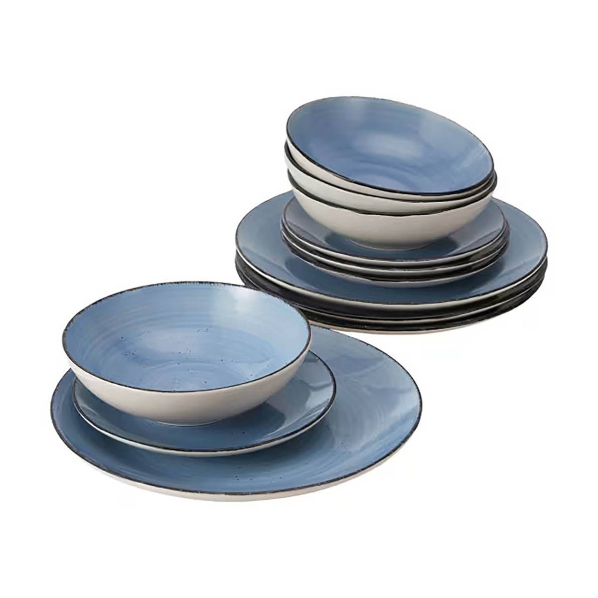 Tapas 12-piece dinner set.