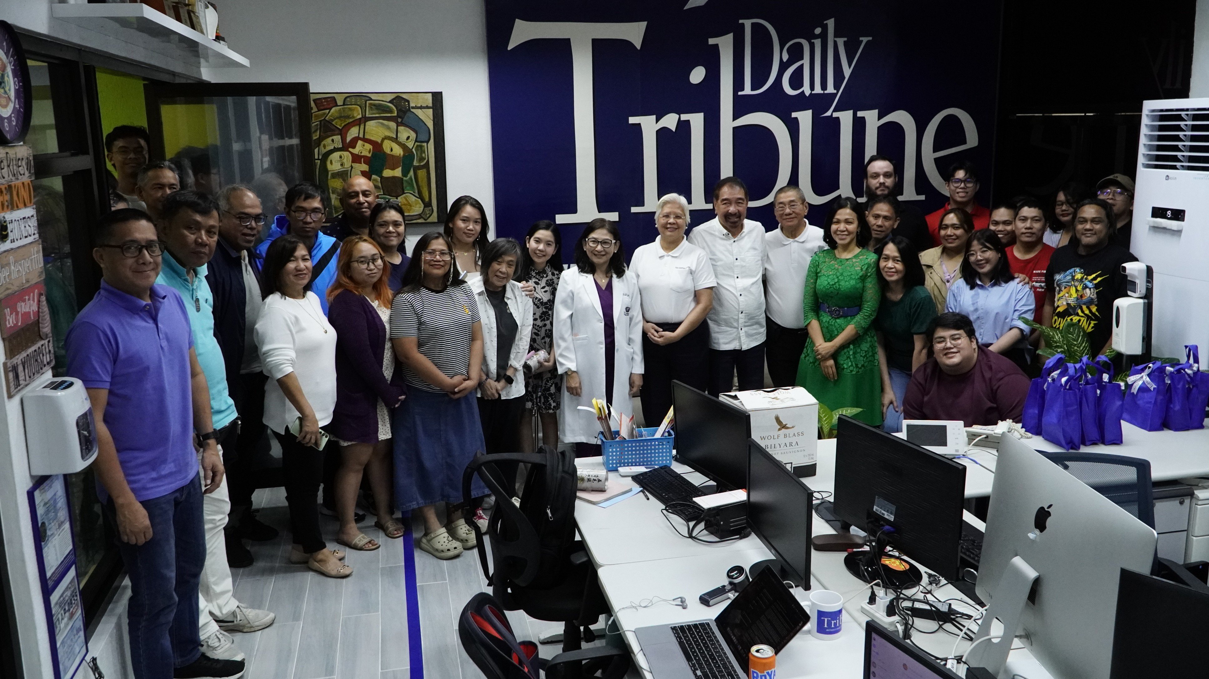 TRIBUNE welcomes visiting Tzu Chi execs