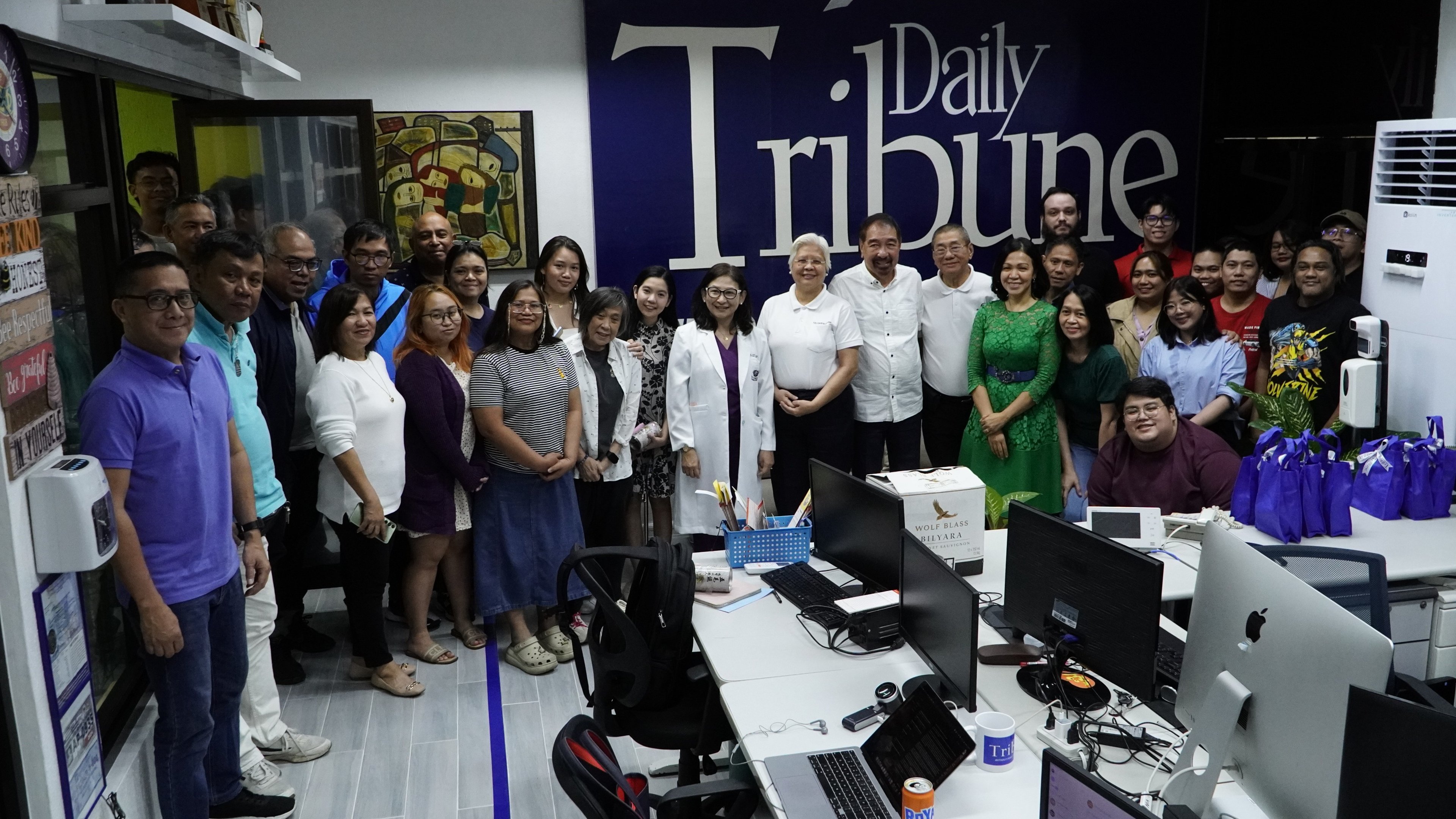TRIBUNE welcomes visiting Tzu Chi execs