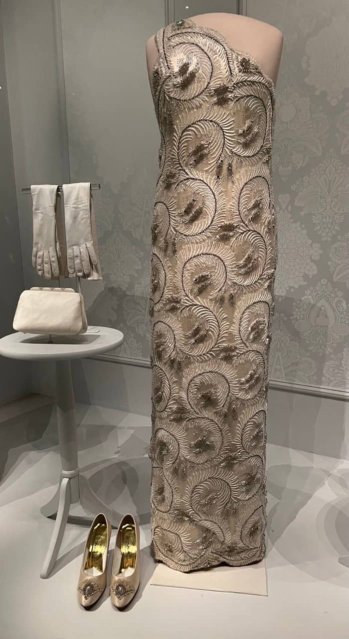 Nancy Reagan’s inaugural ball gown.