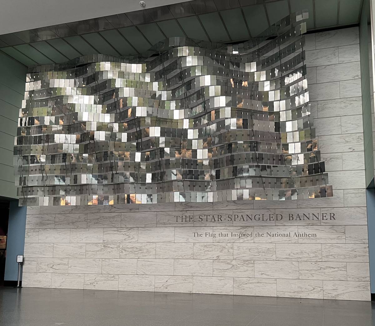 The entrada to the Star-Spangled Banner hall.