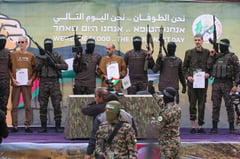 Hamas frees three Israeli hostages in fifth Gaza exchange