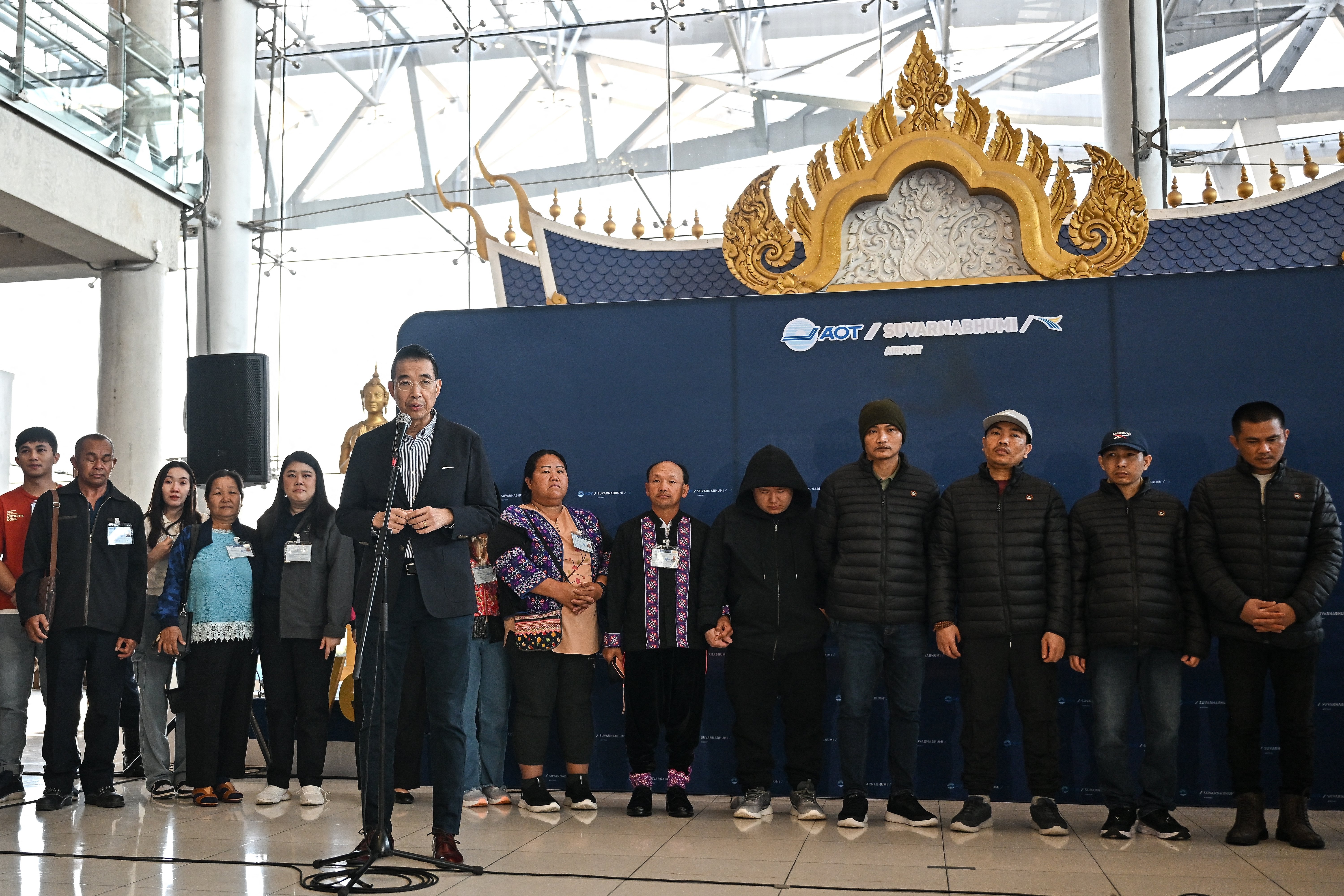 Thai hostages freed from Gaza arrive in Bangkok