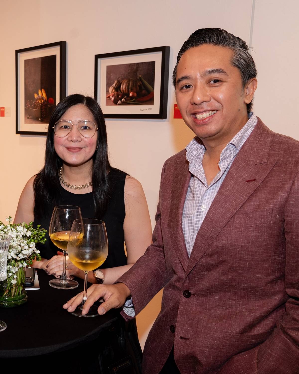 Theresa Leung with Richard Panganiban.