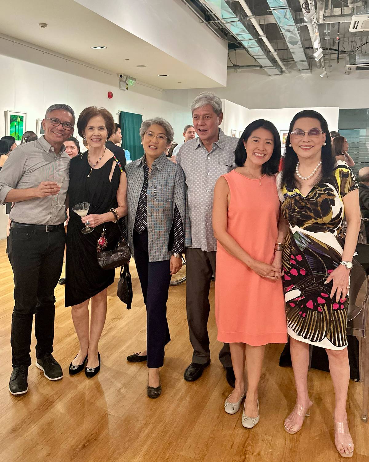 Richie Lerma, Connie Araneta, Irene and Greggy Araneta, Karen Lerma and Vicky Zubiri.