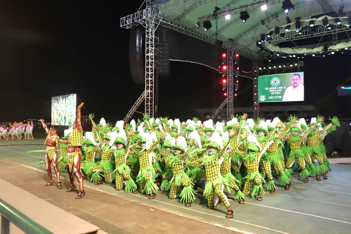 The rousing performance of the San Pablo contingent.