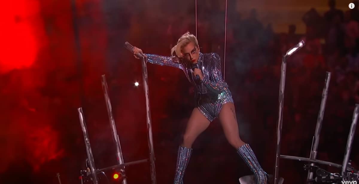Lady Gaga in 2017 halftime show