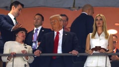 Trump arrives at Superdome for historic Super Bowl visit