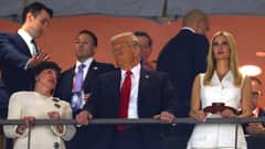 Trump arrives at Superdome for historic Super Bowl visit