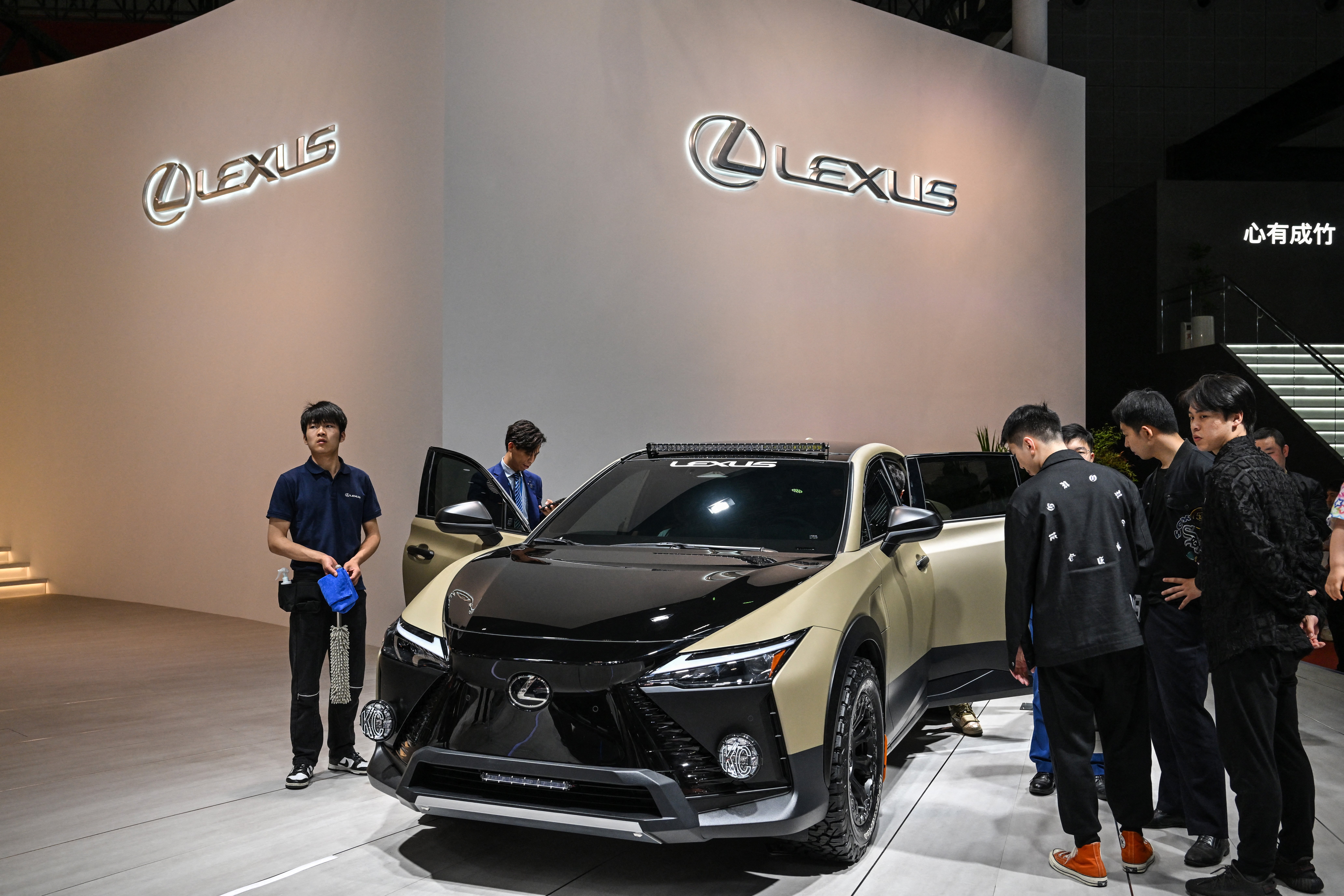 A look at a Lexus during the 16th Shanghai International Automobile Industry Exhibition in Shanghai.