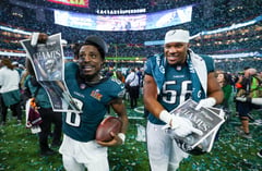 Eagles crush Chiefs to win Super Bowl