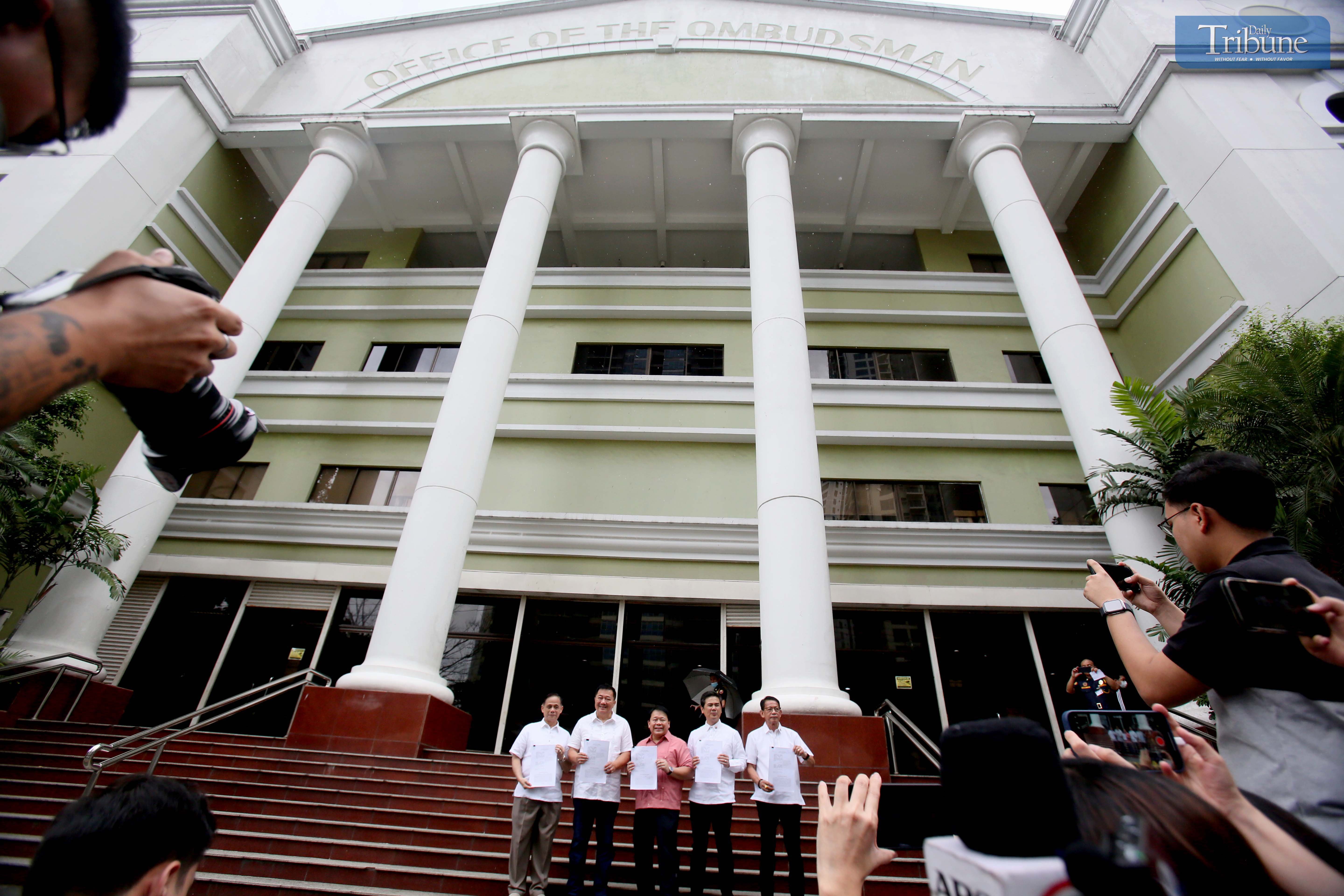 Davao Del Norte Rep. Pantaleon Alvarez, Atty. Ferdie Topacio, Senatorial aspirant Jimmy Bondoc, Citizens Crime Watch’s Diego Magpantay, and Ret. Gen. Virgilio Garcia file criminal and graft complaints before the Office of the Ombudsman on 10 February 2025, against House Speaker Martin Romualdez, House Majority Leader Manuel Jose Dalipe, former House appropriations committee chair and Ako Bicol Party-list Rep. Zaldy Co, and Acting appropriations committee chair Marikina Rep. Stella Quimbo. The complaints allege P241 billion in “illegal” insertions in the 2025 national budget. The complainants claim these changes were made after the bicameral conference committee’s ratification and were included in blank sections of the signed budget.