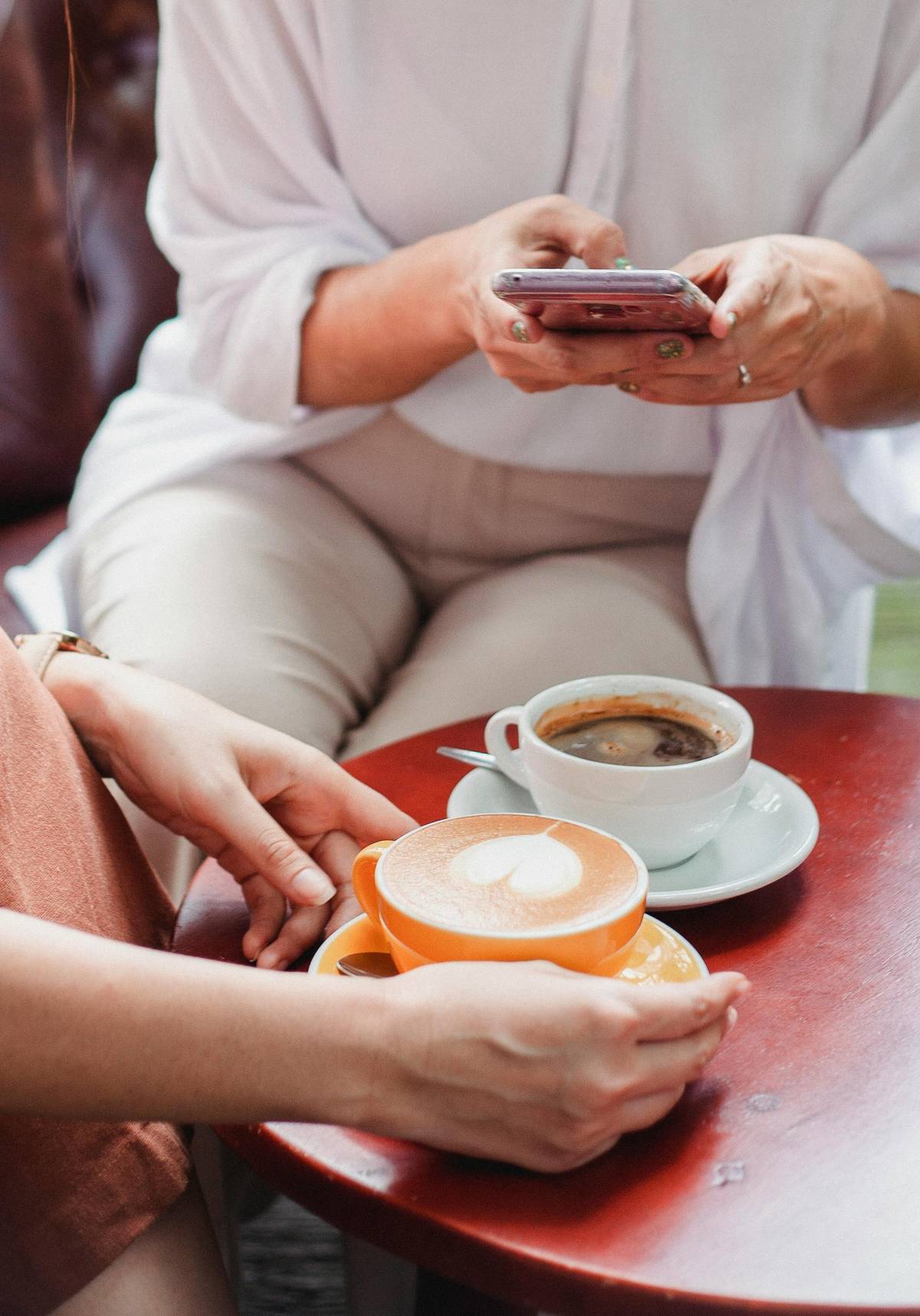Have a coffee with a friend.