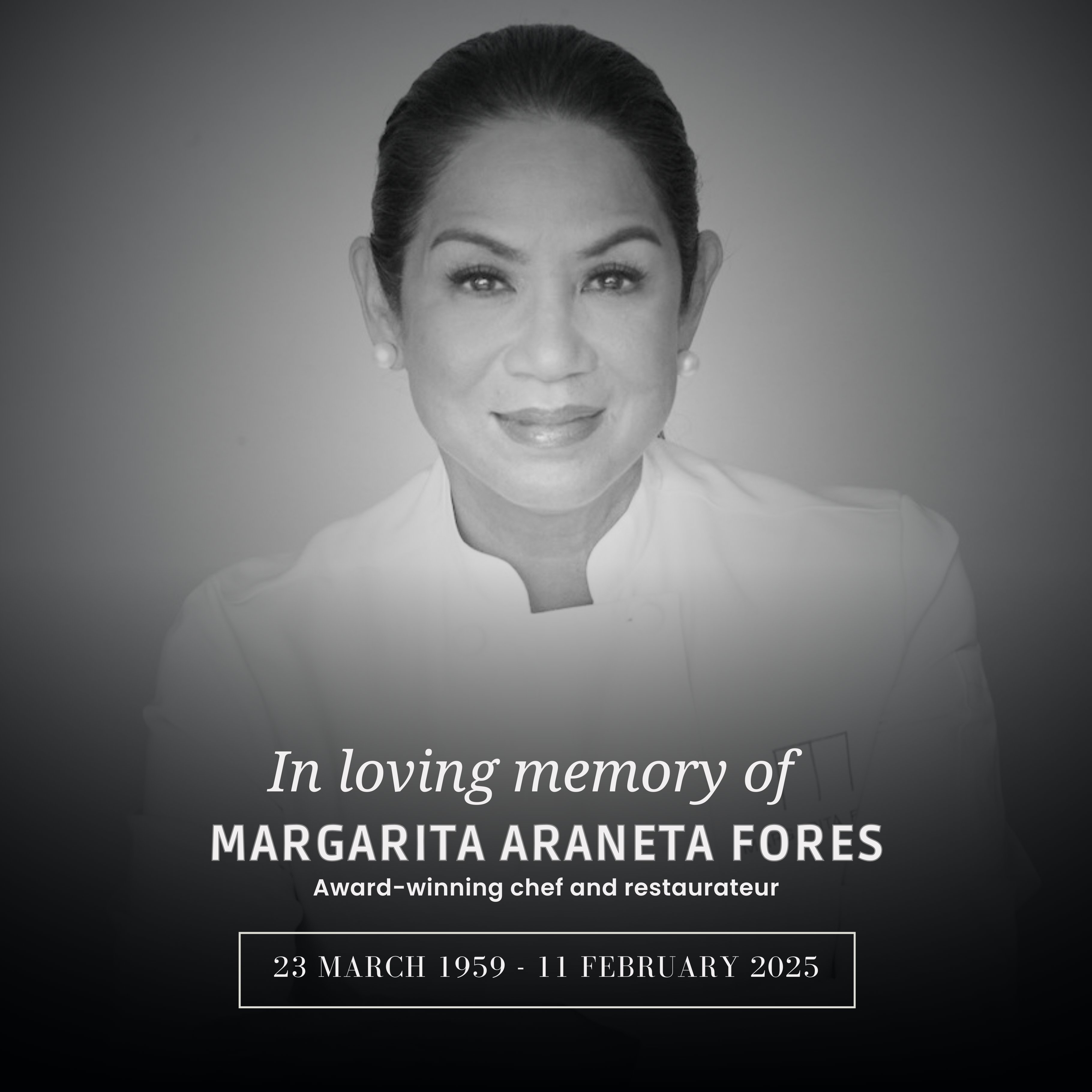 Chef and restaurateur Margarita Forés passes away at 65
