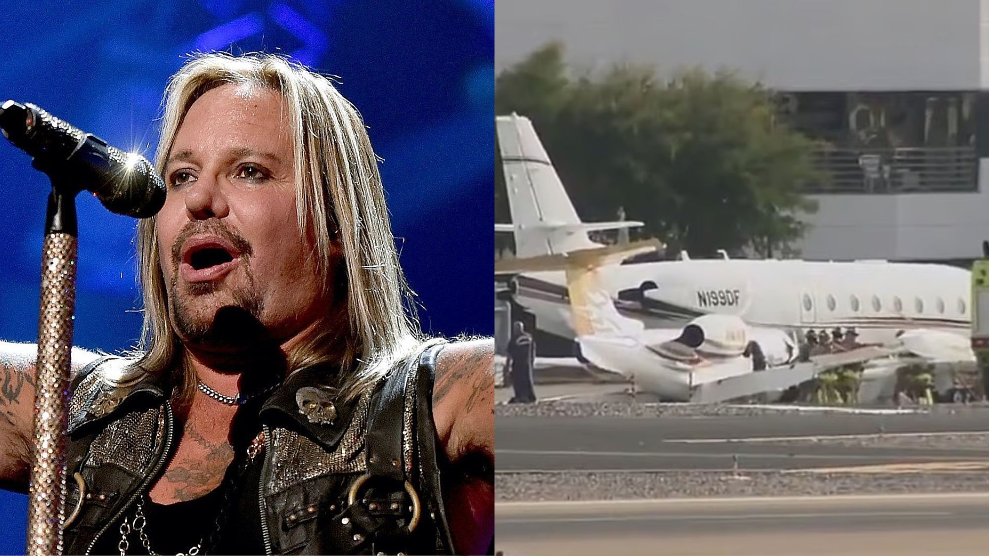 Private jet linked to Mötley Crüe's lead singer crashes in Scottsdale