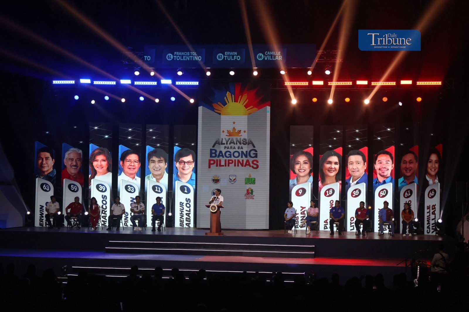 Marcos leads Alyansa rally, unveils 12 Senate candidates