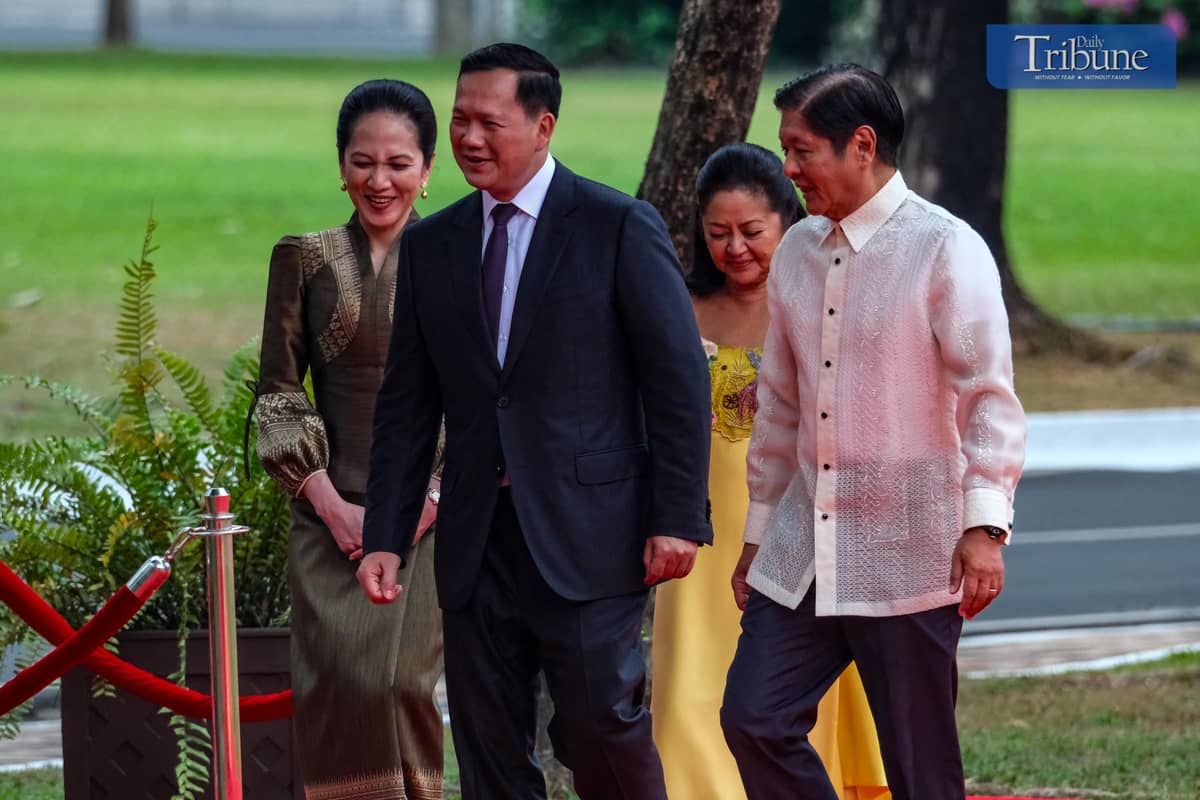 President Ferdinand Marcos Jr. and Cambodian Prime Minister Hun Manet and their spouses First Lady Liza Araneta-Marcos and First Lady Dr. Chanmone Hun Manet