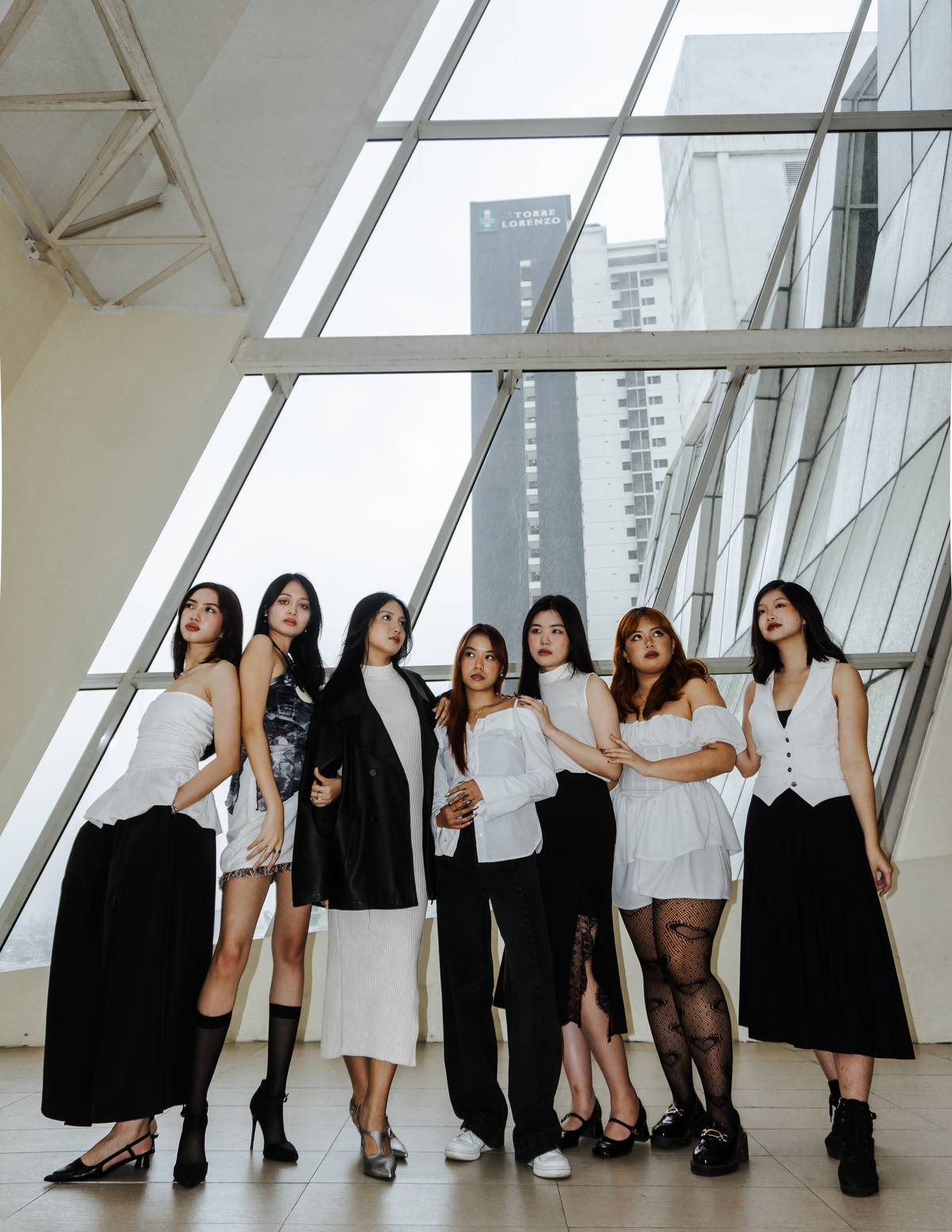 Yazmine Calata, Paulette Navera, Ingrid del Rosario, Brianna Balaoro, Pearle Abella , Andrea Feliciano and Ann Hernandez.
