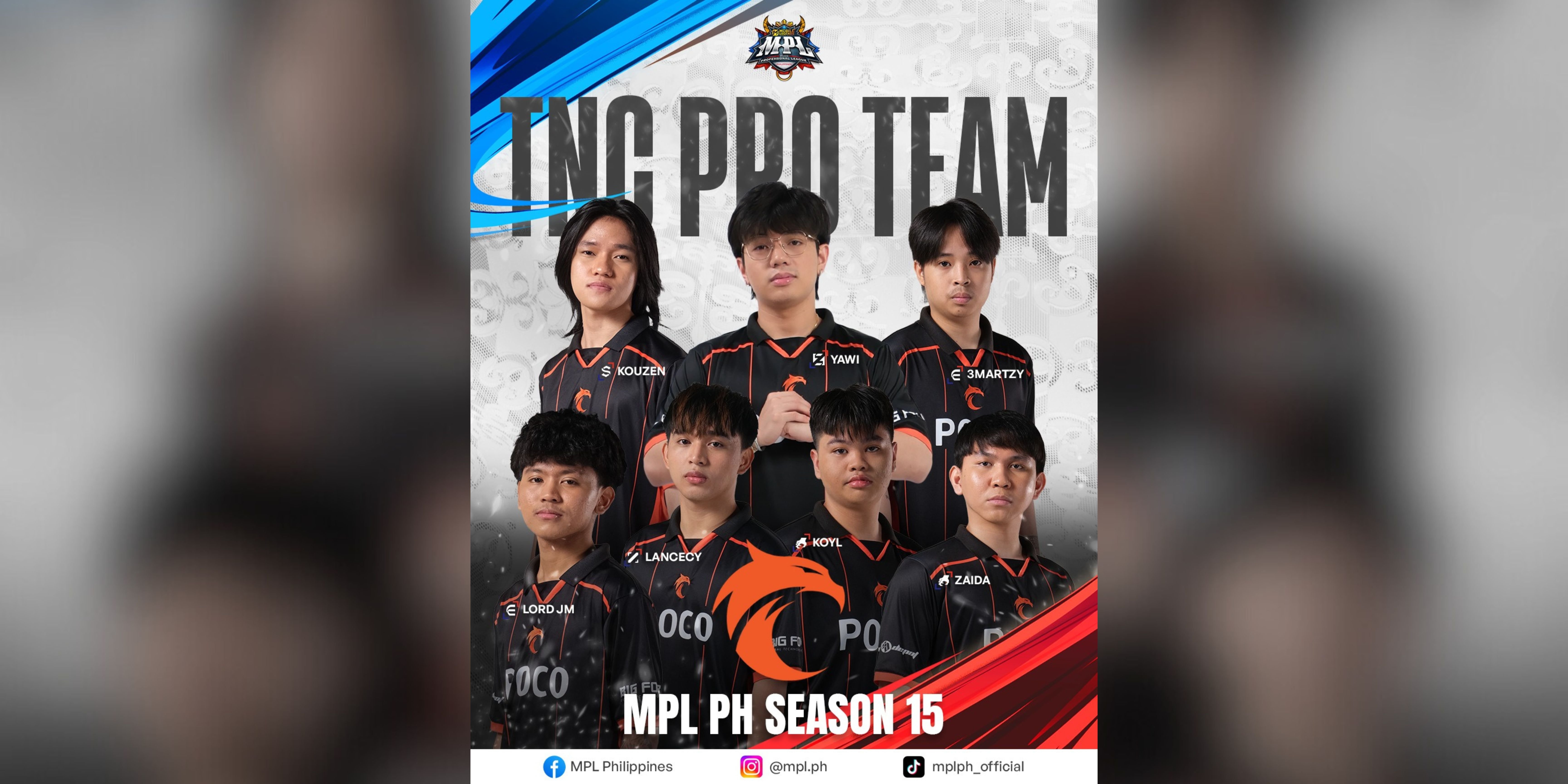 TNC MPL PH Season 15 roster