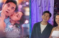 Paulo Avelino and Kim Chiu attends the unveiling of "My Love Will Make You Disappear" poster