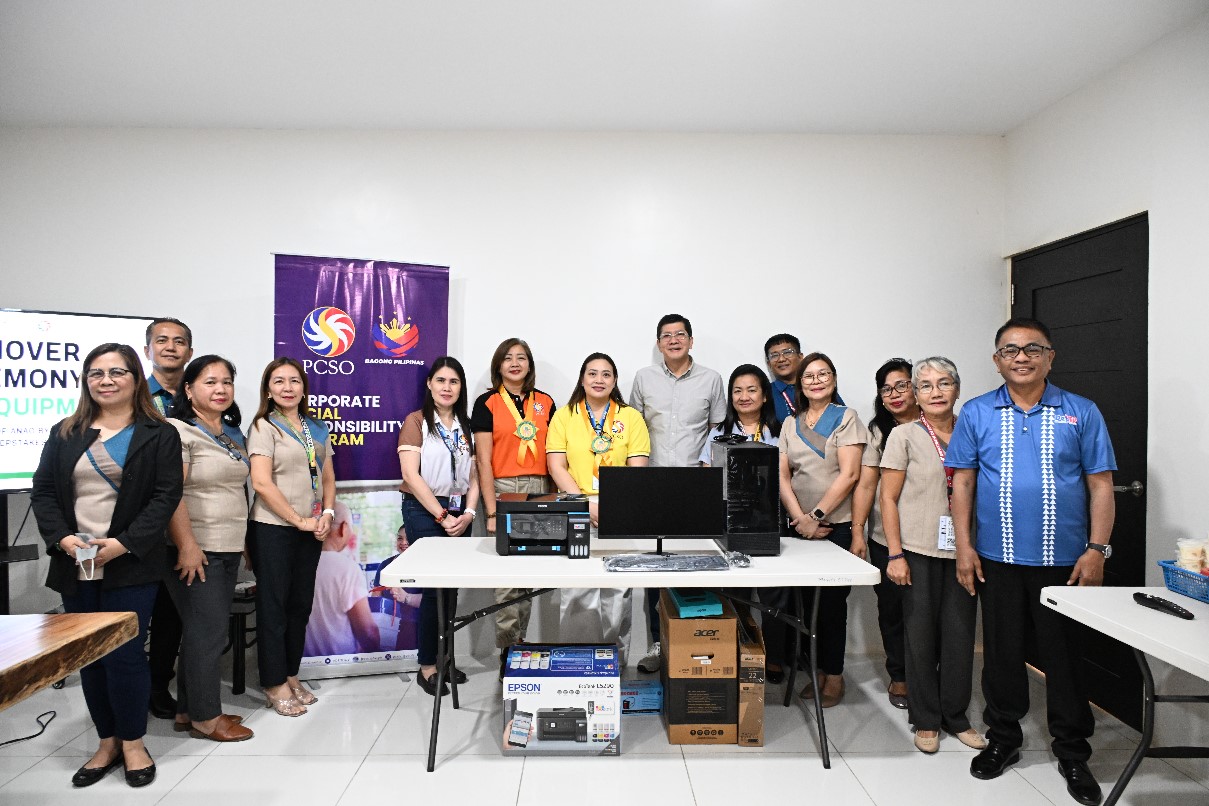 PCSO provides ICT equipment, hygiene kits to Anao, Tarlac