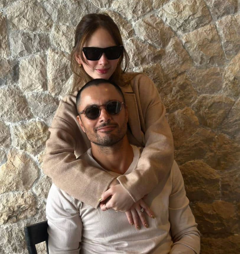 Derek Ramsay with Ellen Adarna.