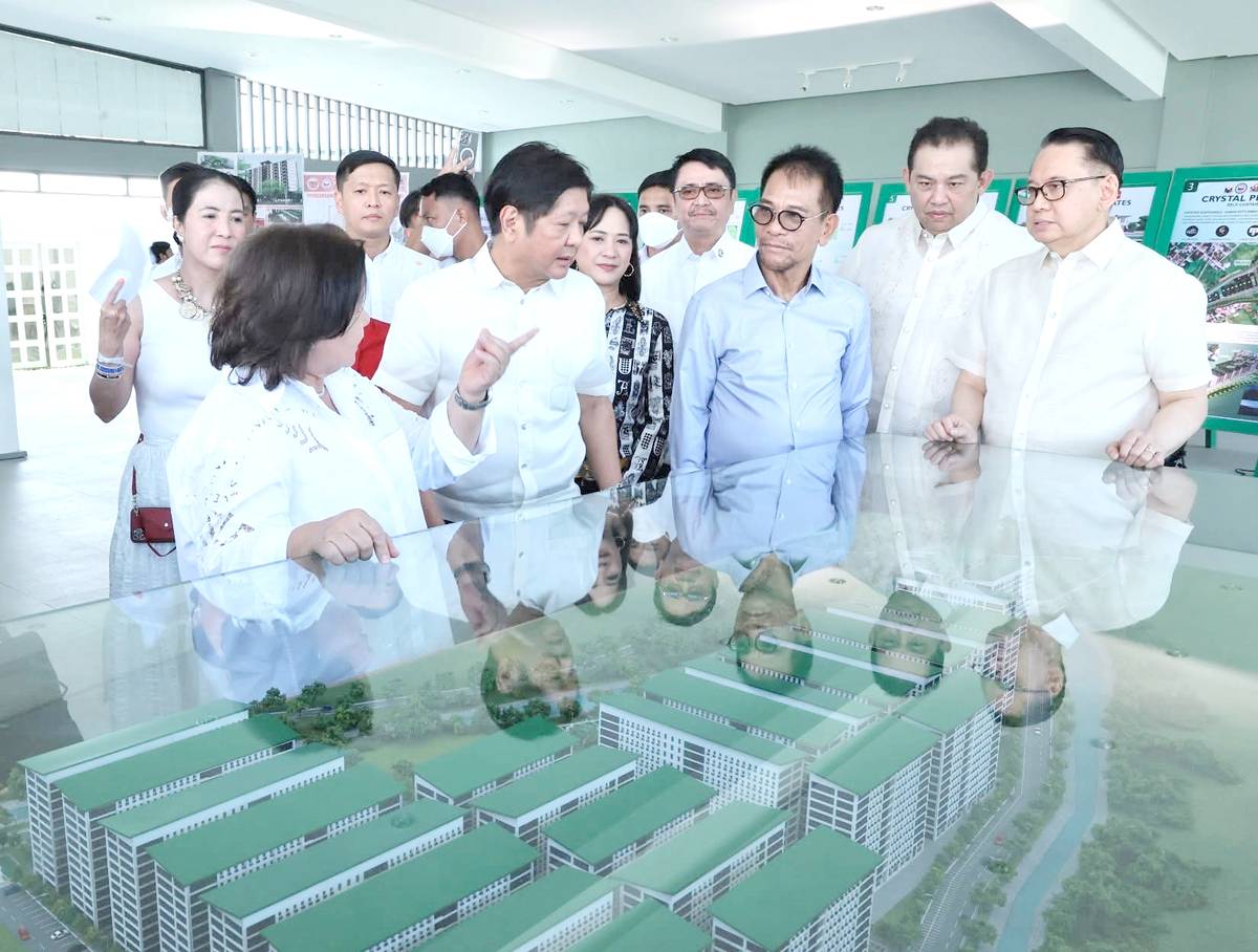 President Ferdinand ‘Bongbong’ Marcos Jr. visits Crystal Peak Estates.