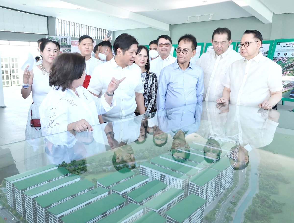 President Ferdinand ‘Bongbong’ Marcos Jr. visits Crystal Peak Estates.