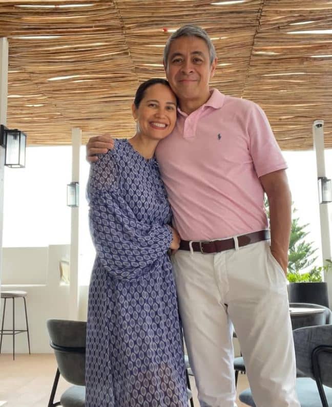 Anthony Pangilinan and Maricel Laxa.