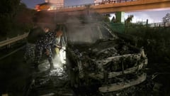 UN calls for urgent probe after vehicle torched in Beirut unrest